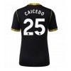 Chelsea Moises Caicedo #25 Bortedrakt Kvinner 2026-27 Kortermet